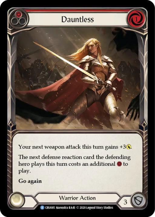 Dauntless (Red) [Crucible of War 1st Edition] 1st Edition Normal - Flesh And Blood Single