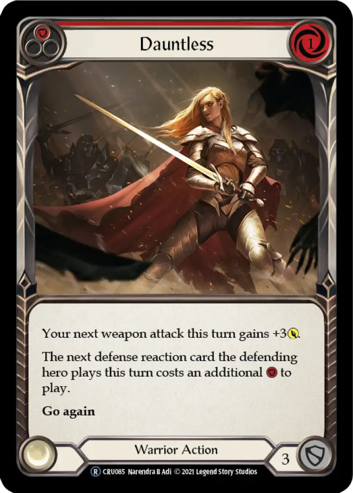 Dauntless (Red) [Crucible of War Unlimited] Unlimited Normal - Flesh And Blood Single