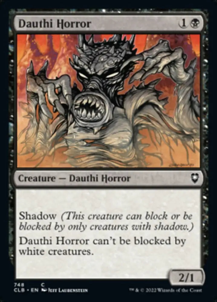 Dauthi Horror [Commander Legends: Battle for Baldur’s Gate] - MTG Single