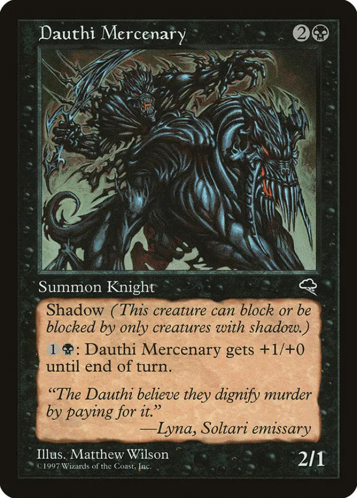 Dauthi Mercenary [Tempest] - MTG Single