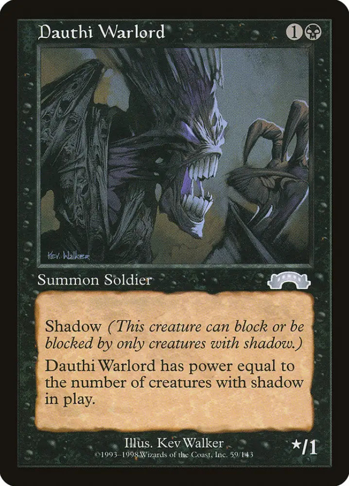 Dauthi Warlord [Exodus] - MTG Single