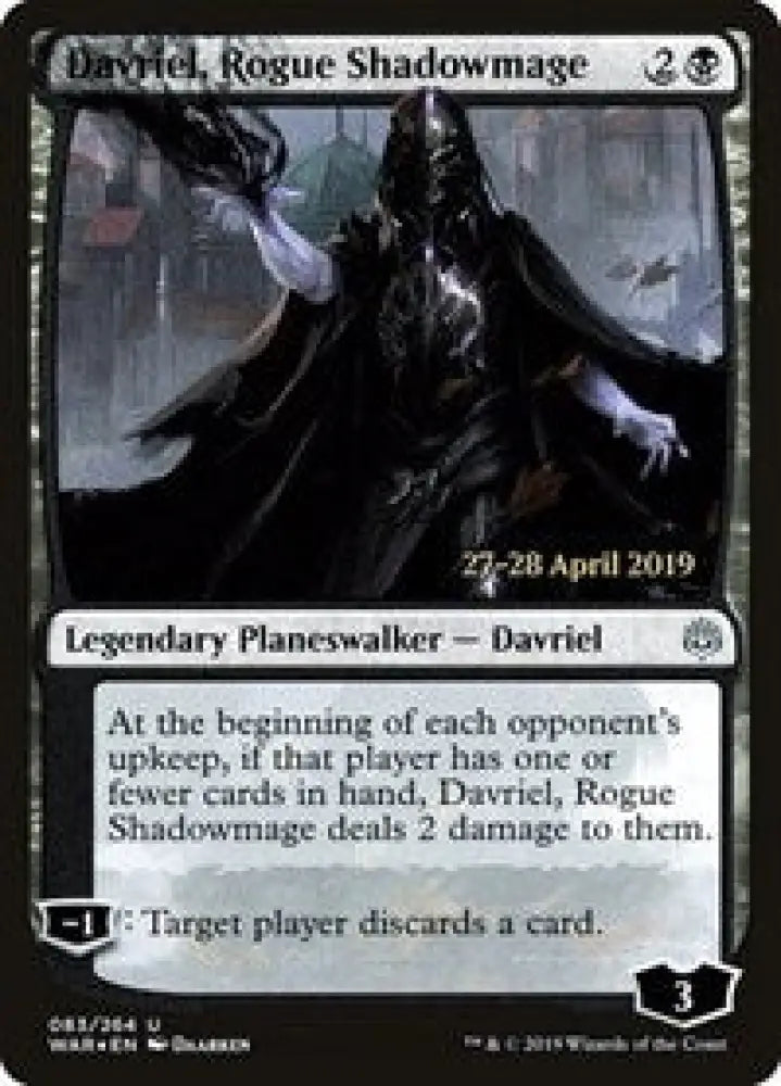 Davriel, Rogue Shadowmage (83) [Prerelease Cards]