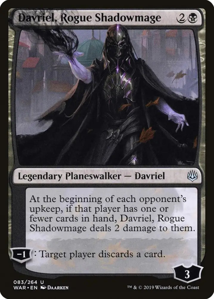 Davriel Rogue Shadowmage [War of the Spark] - MTG Single