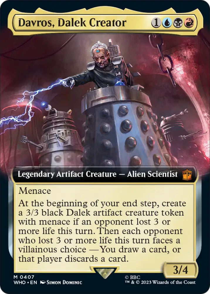 Davros Dalek Creator (Extended Art) [Doctor Who] - MTG Single