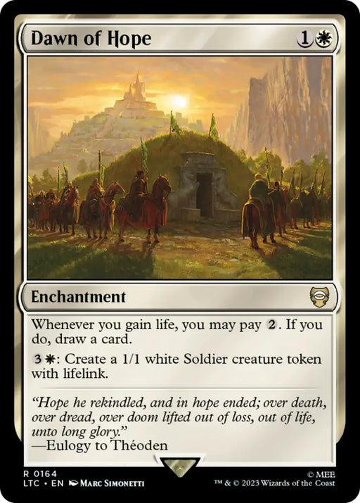Dawn of Hope [The Lord of the Rings: Tales of Middle-Earth Commander] - MTG Single