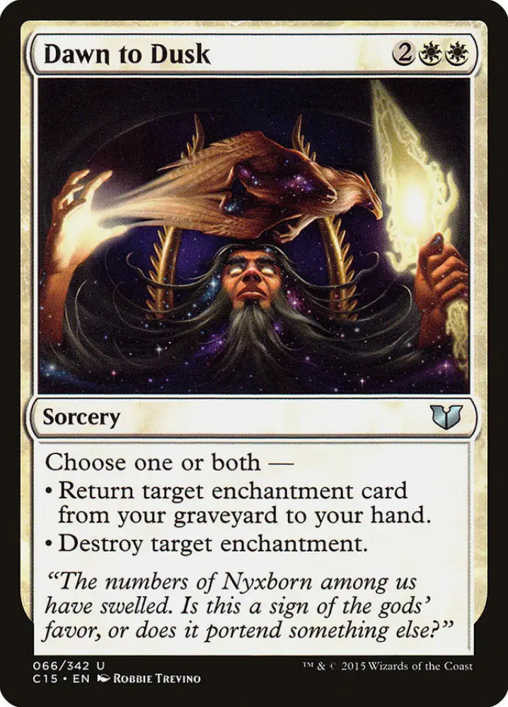 Dawn to Dusk [Commander 2015] - MTG Single