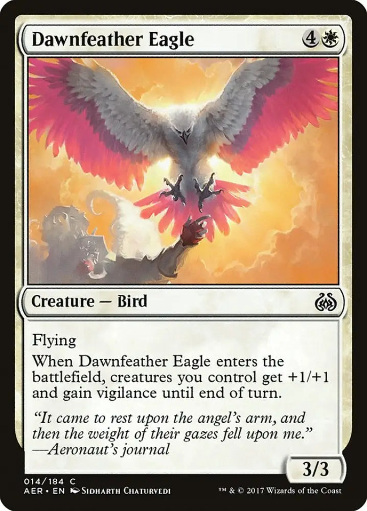 Dawnfeather Eagle [Aether Revolt] - MTG Single