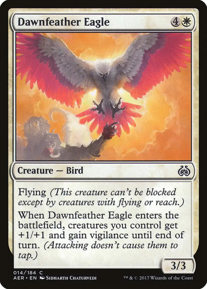 Dawnfeather Eagle (Intro Pack) [Aether Revolt Promos] - MTG Single