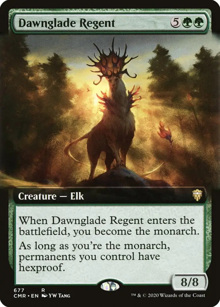 Dawnglade Regent (Extended Art) [Commander Legends] - MTG Single
