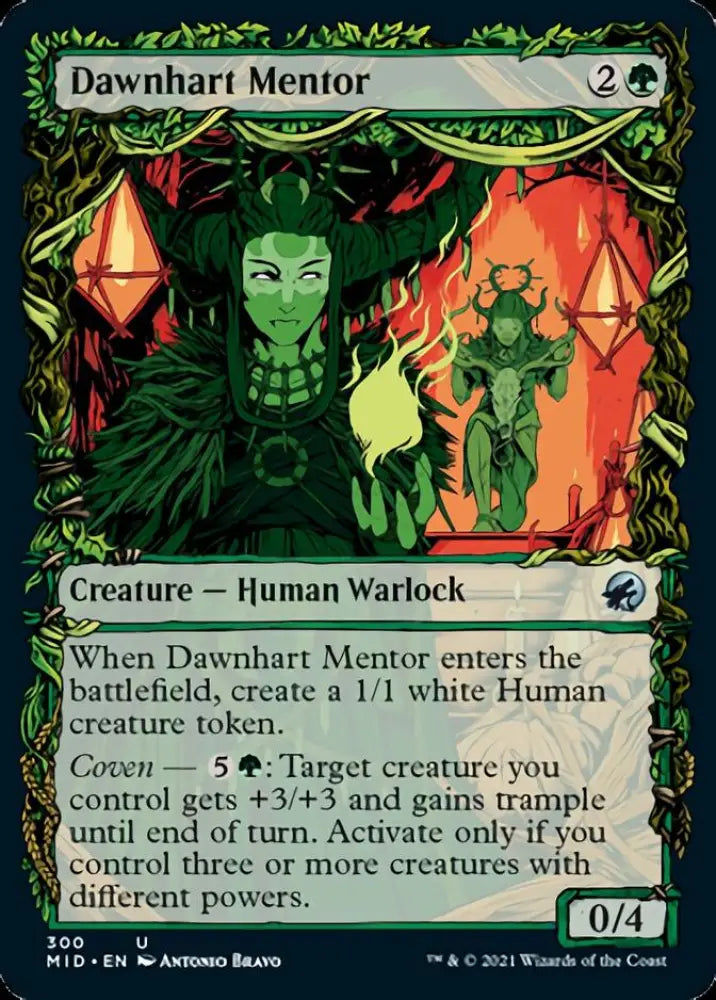 Dawnhart Mentor (Showcase Equinox) [Innistrad: Midnight Hunt] - MTG Single