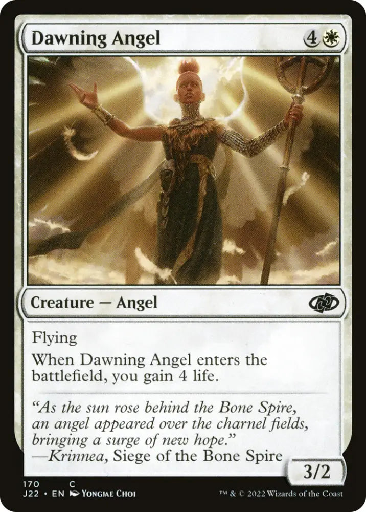 Dawning Angel [Jumpstart 2022] - MTG Single