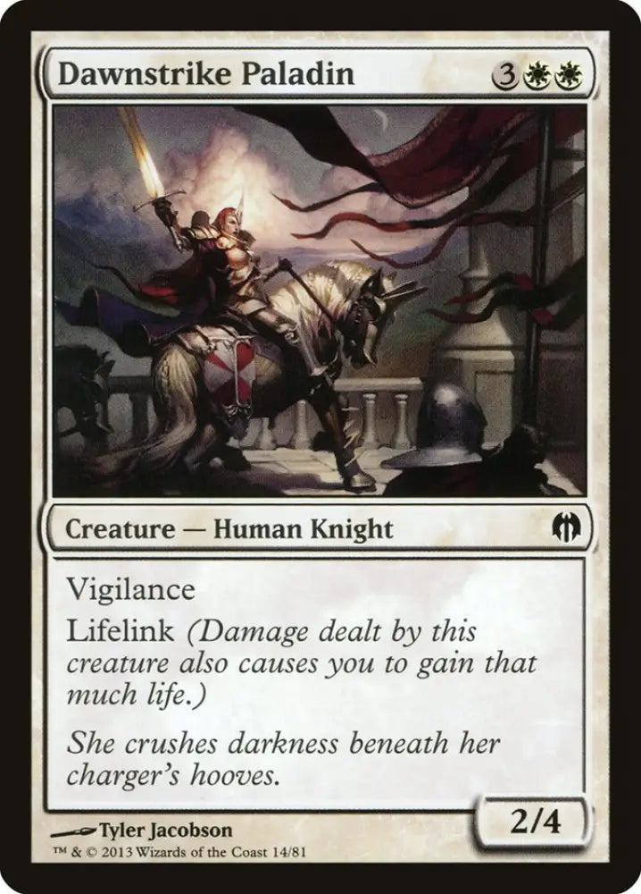 Dawnstrike Paladin [Duel Decks: Heroes vs. Monsters] - MTG Single