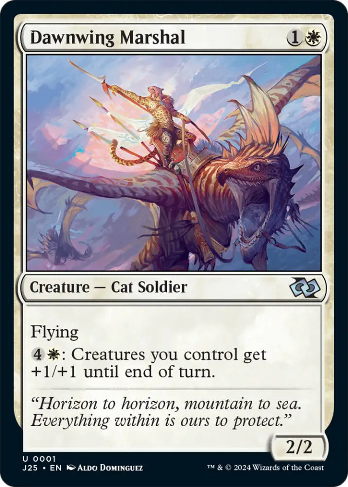 Dawnwing Marshal [Foundations Jumpstart] - MTG Single