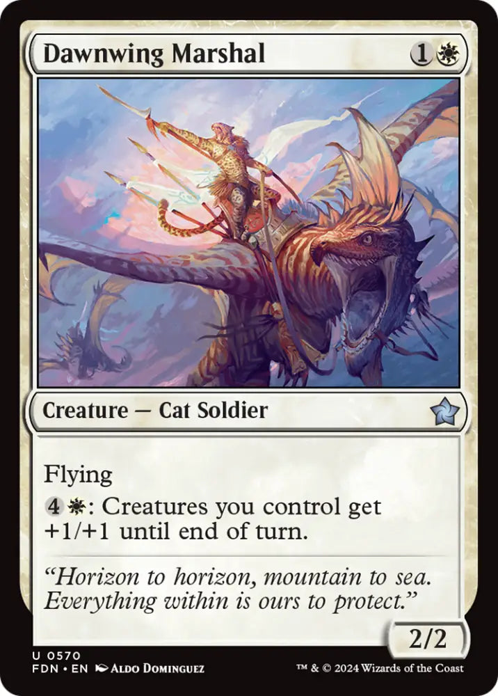 Dawnwing Marshal [Foundations] - MTG Single