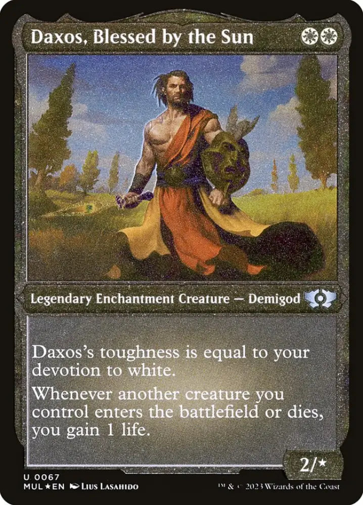 Daxos Blessed by the Sun (Foil Etched) [Multiverse Legends] - MTG Single
