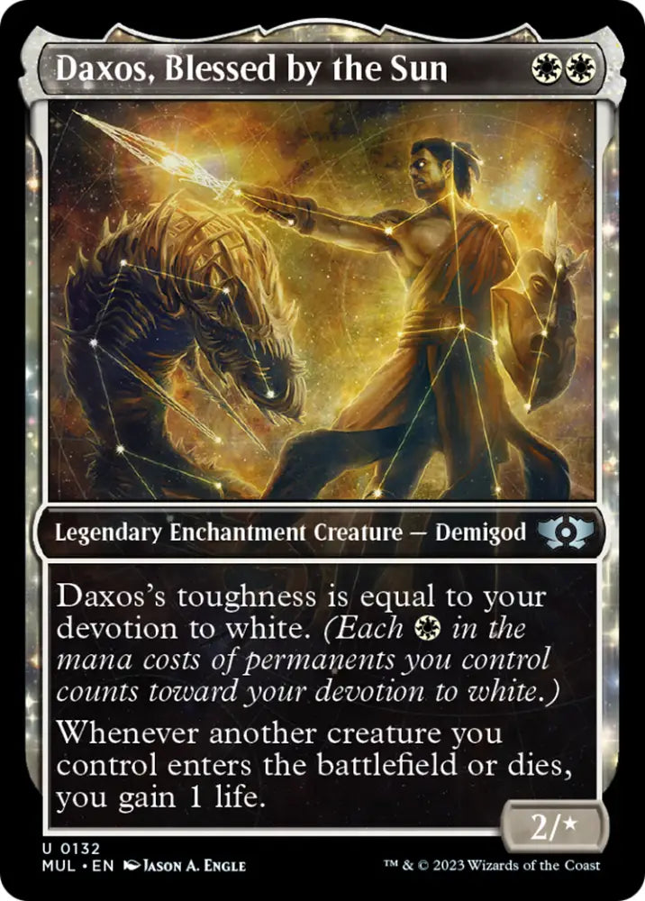 Daxos Blessed by the Sun (Halo Foil) [Multiverse Legends] - MTG Single