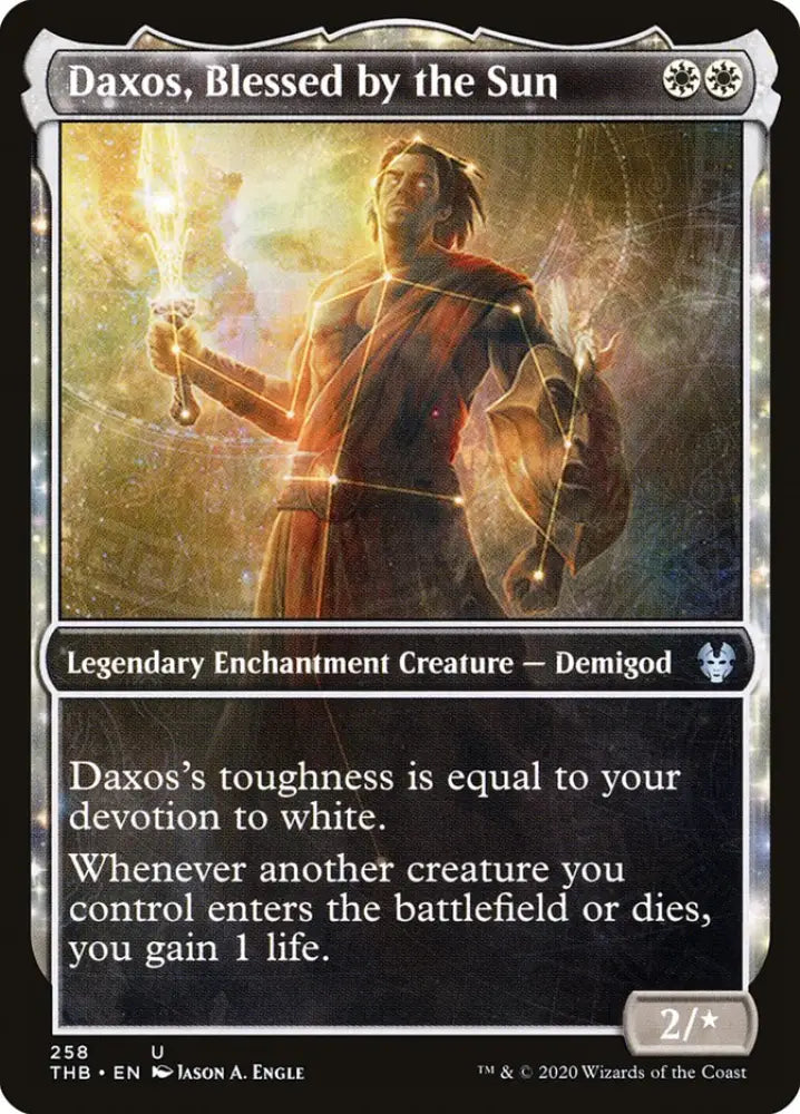 Daxos Blessed by the Sun (Showcase) [Theros Beyond Death] - MTG Single