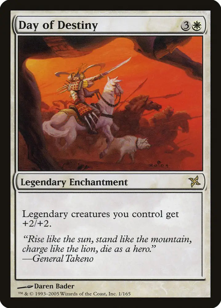 Day of Destiny [Betrayers of Kamigawa] - MTG Single