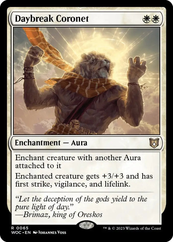 Daybreak Coronet [Wilds of Eldraine Commander] - MTG Single
