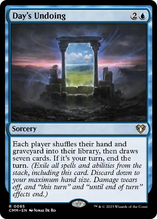 Day’s Undoing [Commander Masters] - MTG Single
