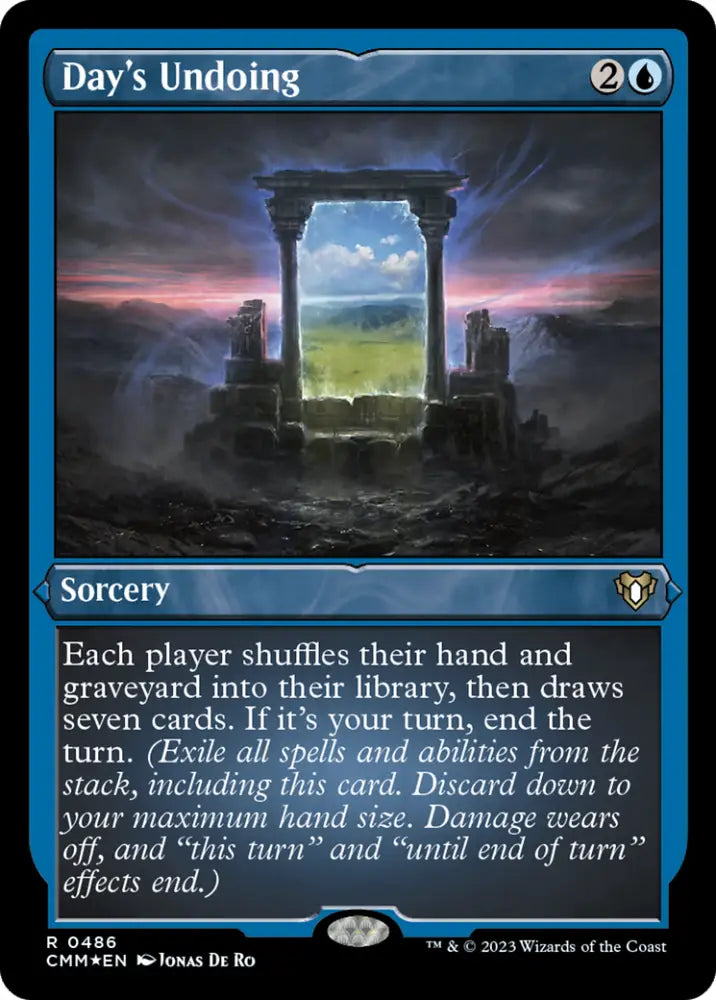 Day’s Undoing (Foil Etched) [Commander Masters] - MTG Single
