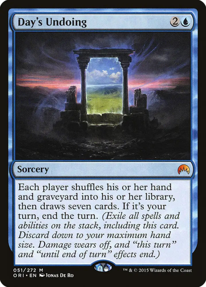 Day’s Undoing [Magic Origins] - MTG Single
