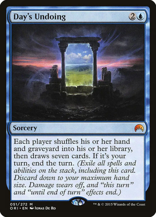 Day’s Undoing [Magic Origins] - MTG Single