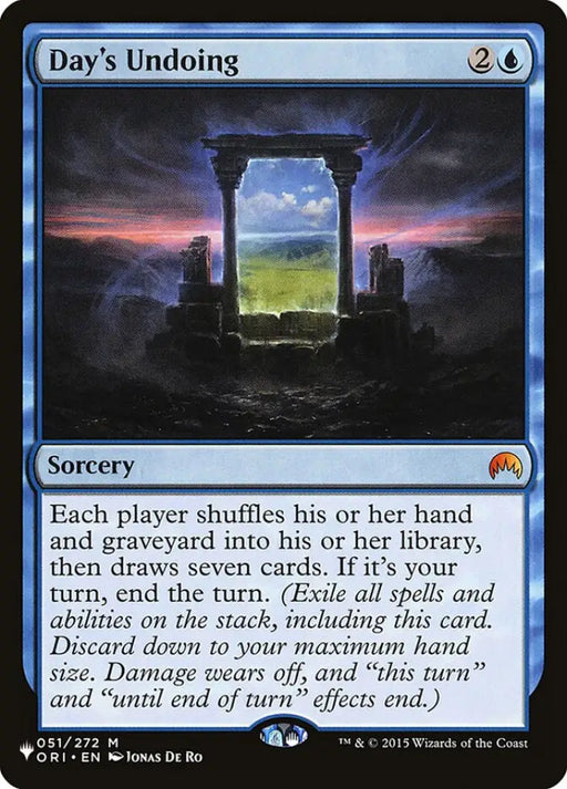 Day’s Undoing [The List] - MTG Single