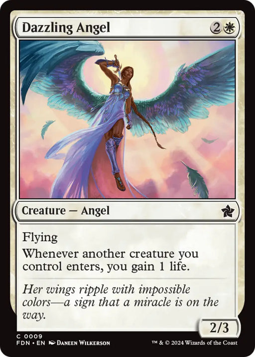 Dazzling Angel [Foundations] - MTG Single