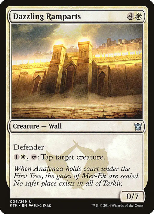 Dazzling Ramparts [Khans of Tarkir] - MTG Single
