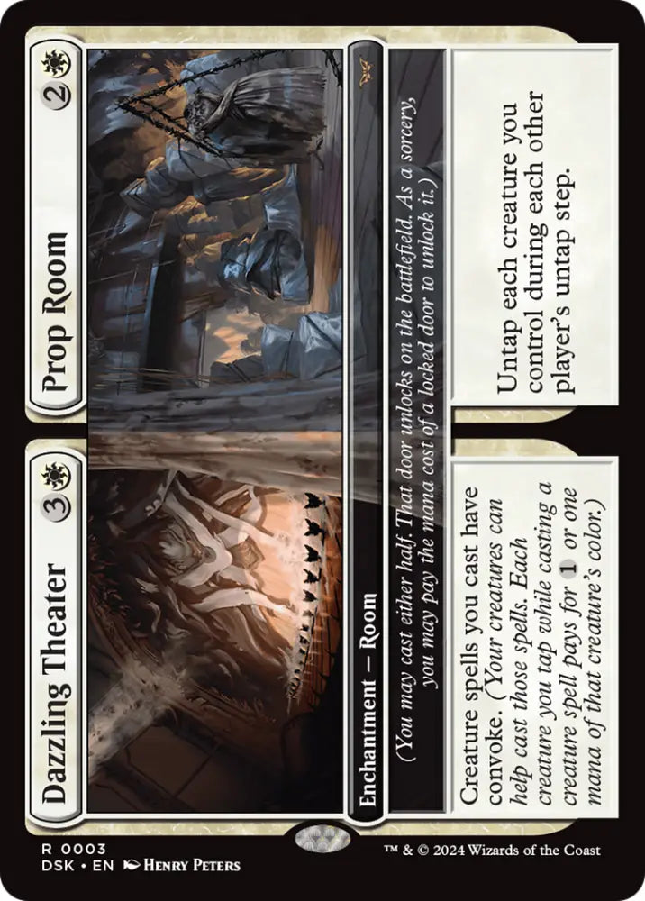 Dazzling Theater // Prop Room (3) DE [Duskmourn: House of Horror] - MTG Single