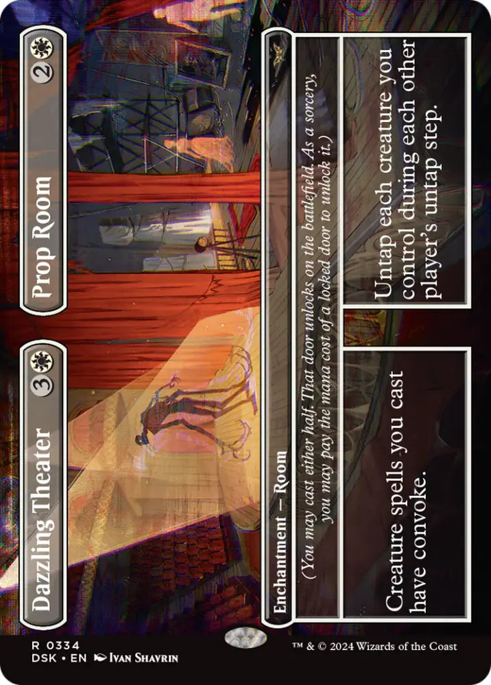 Dazzling Theater // Prop Room (Borderless) [Duskmourn: House of Horror] - MTG Single