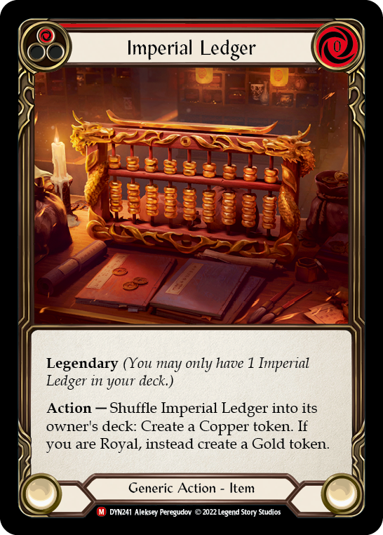 Imperial Ledger [Dynasty] Cold Foil