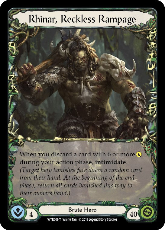 Anothos // Rhinar, Reckless Rampage [Welcome to Rathe Unlimited]