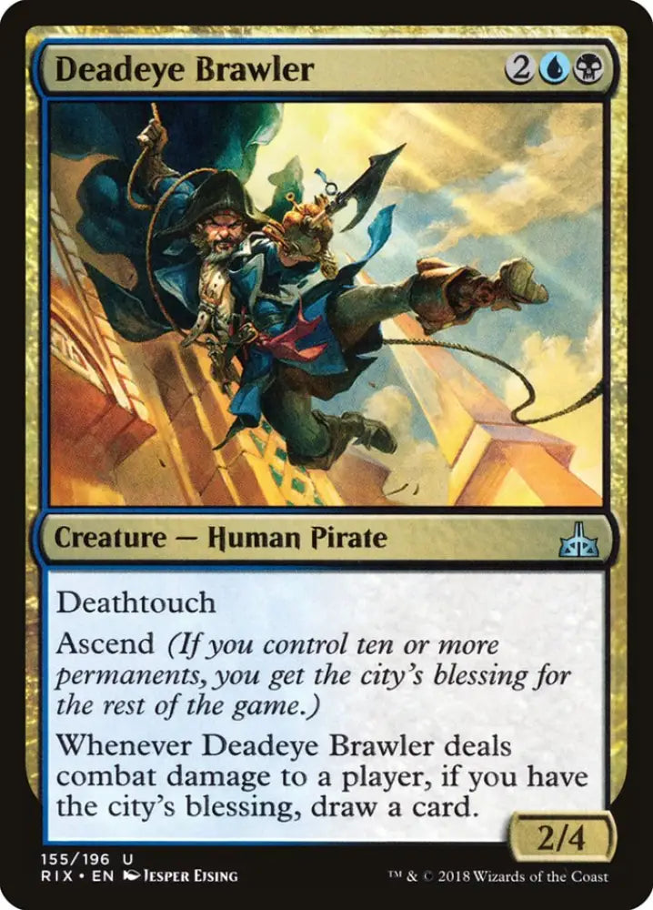Deadeye Brawler [Rivals of Ixalan] - MTG Single