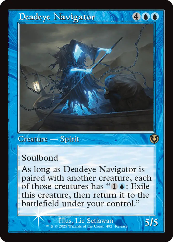 Deadeye Navigator (Retro Frame) [Innistrad Remastered Promos] - MTG Single