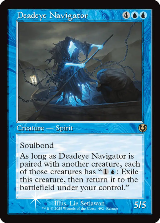 Deadeye Navigator (Retro Frame) [Innistrad Remastered Promos] - MTG Single