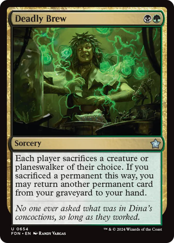 Deadly Brew [Foundations] - MTG Single