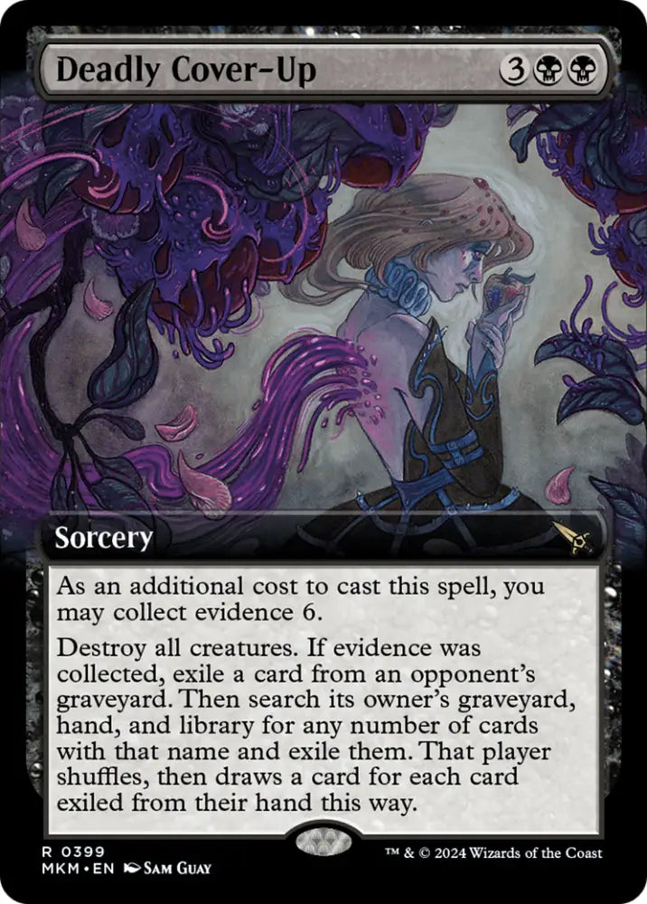 Deadly Cover-Up (Extended Art) [Murders at Karlov Manor] - MTG Single