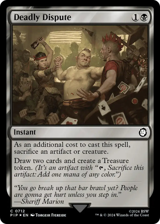 Deadly Dispute (Surge Foil) [Fallout] - MTG Single