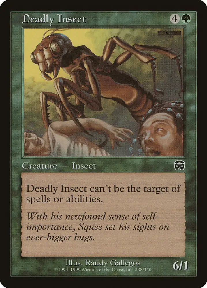 Deadly Insect [Mercadian Masques] - MTG Single