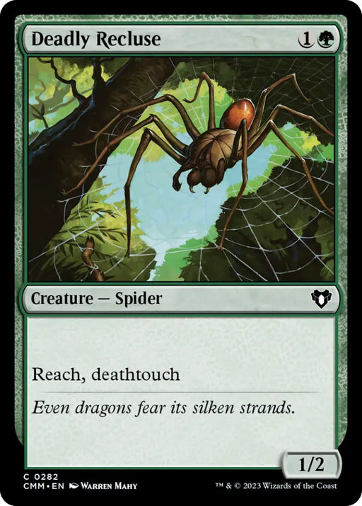 Deadly Recluse [Commander Masters] - MTG Single