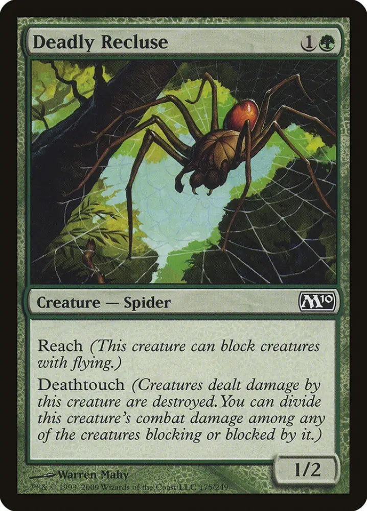 Deadly Recluse [Magic 2010] - MTG Single