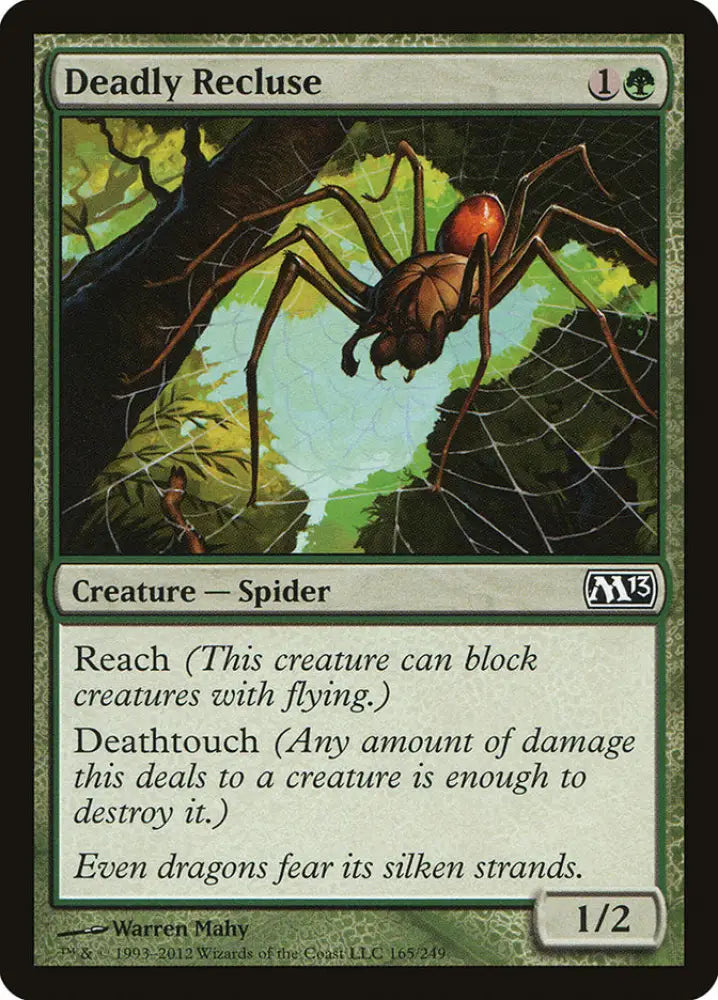 Deadly Recluse [Magic 2013] - MTG Single