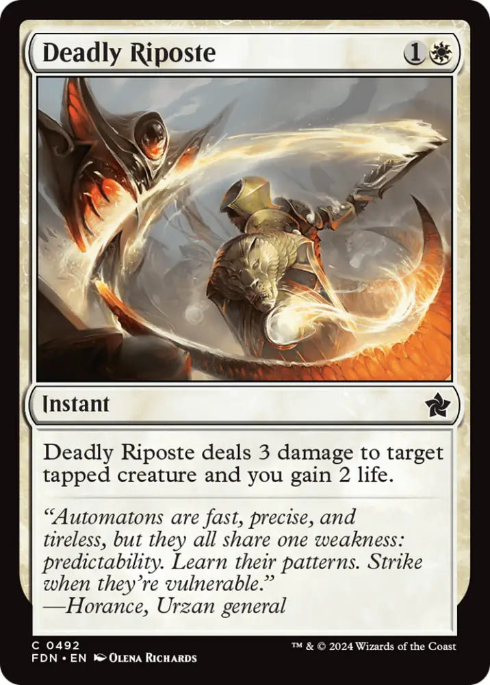 Deadly Riposte [Foundations] - MTG Single