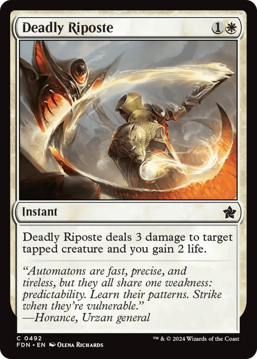 Deadly Riposte [Foundations] - MTG Single