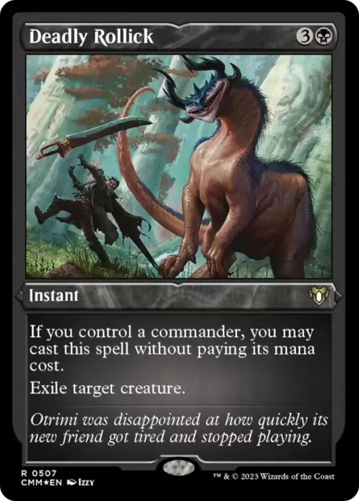 Deadly Rollick (Foil Etched) [Commander Masters] - MTG Single