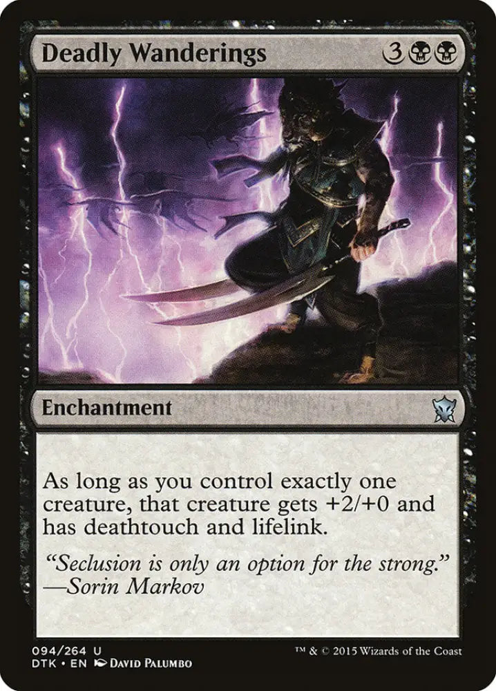 Deadly Wanderings [Dragons of Tarkir] - MTG Single