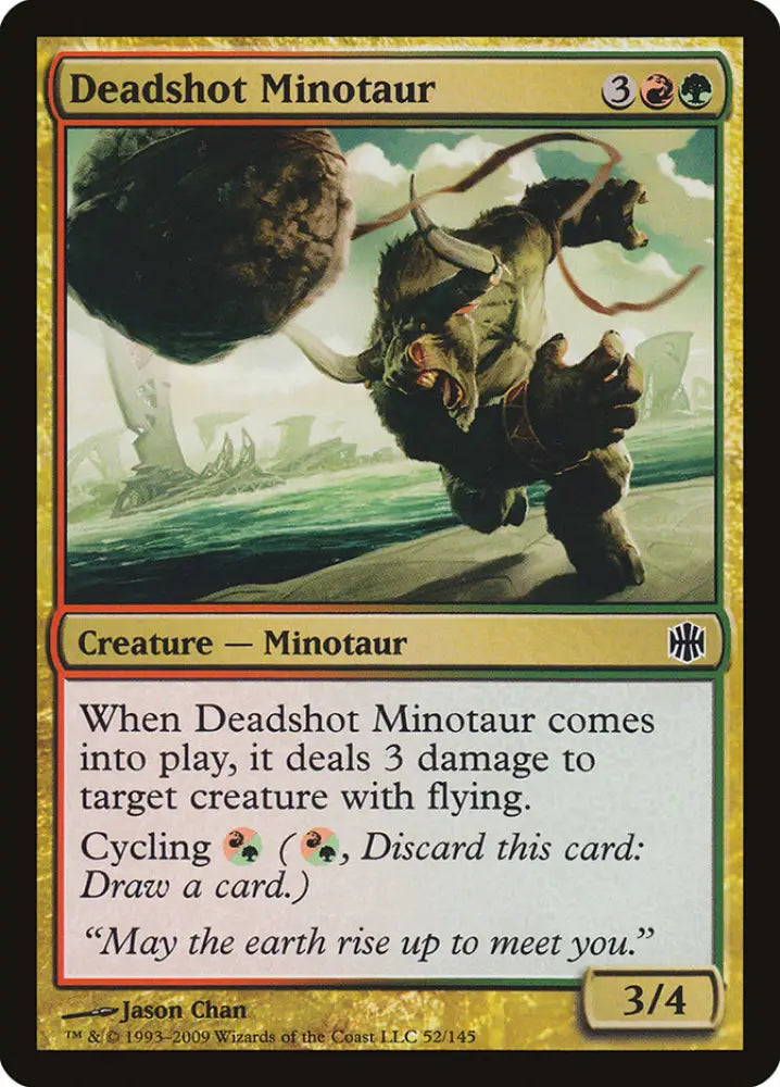 Deadshot Minotaur [Alara Reborn] - MTG Single
