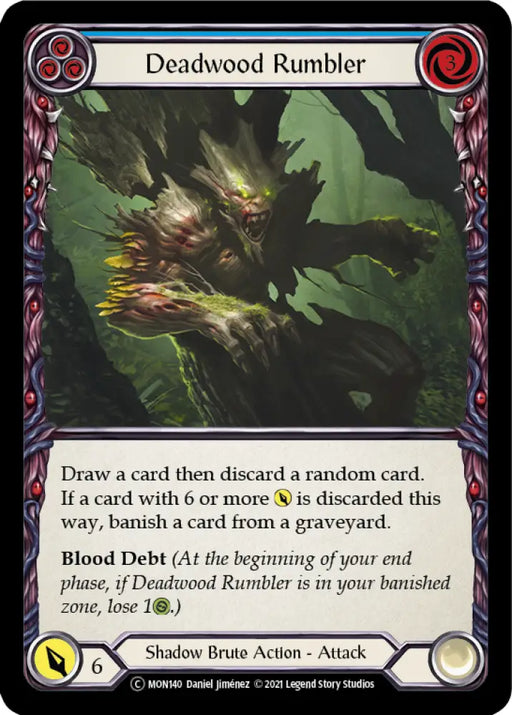 Deadwood Rumbler (Blue) [Monarch Unlimited] Unlimited Normal - Flesh And Blood Single